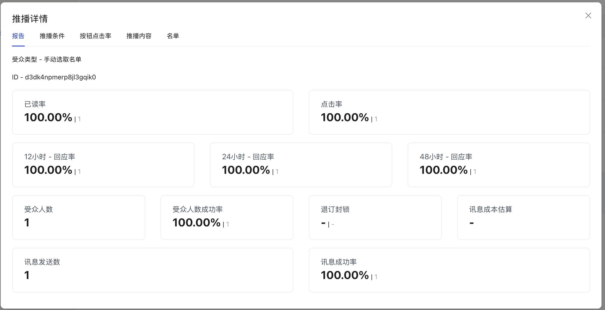 Broadcast Detailed Report